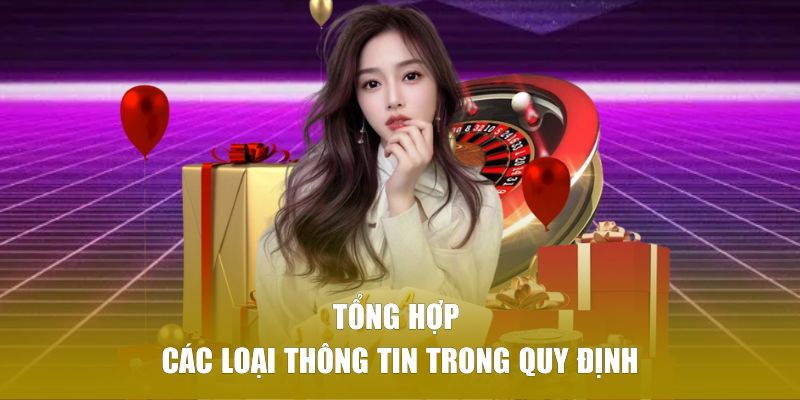 Tổng hợp các loại thông tin trong quy định