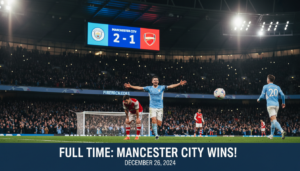 Kết quả Manchester City vs Arsenal